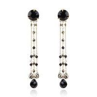 Black Onyx Chandelier Earrings