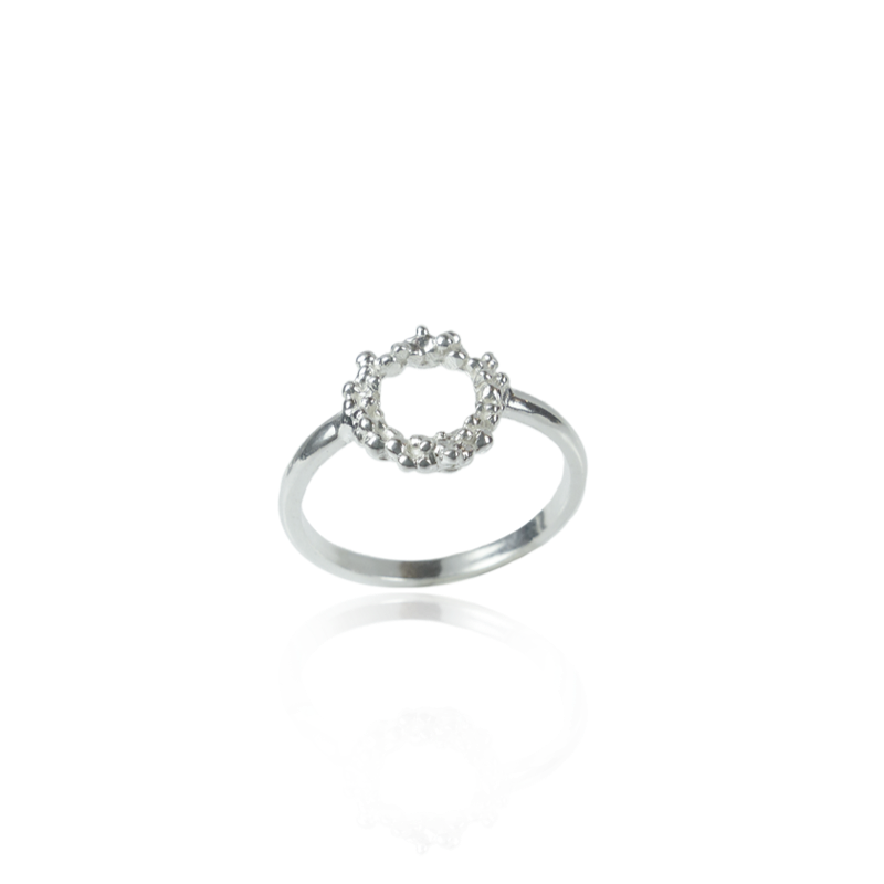 Delicate silver ring hotsell