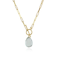 Smooth Stone Toggle Necklace