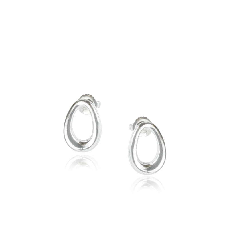 Sterling silver hotsell hugging hoop earrings