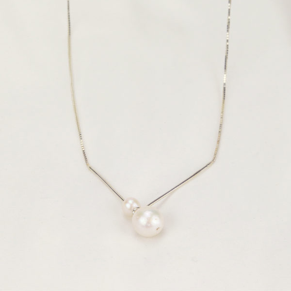 Abstract Pearl Necklace