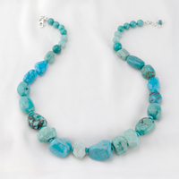 Chunky Turquoise & Amazonite Necklace