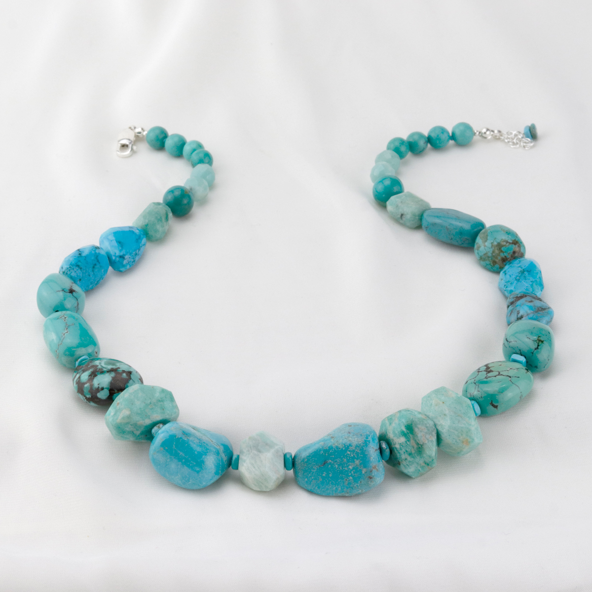 Chunky Turquoise & Amazonite Necklace