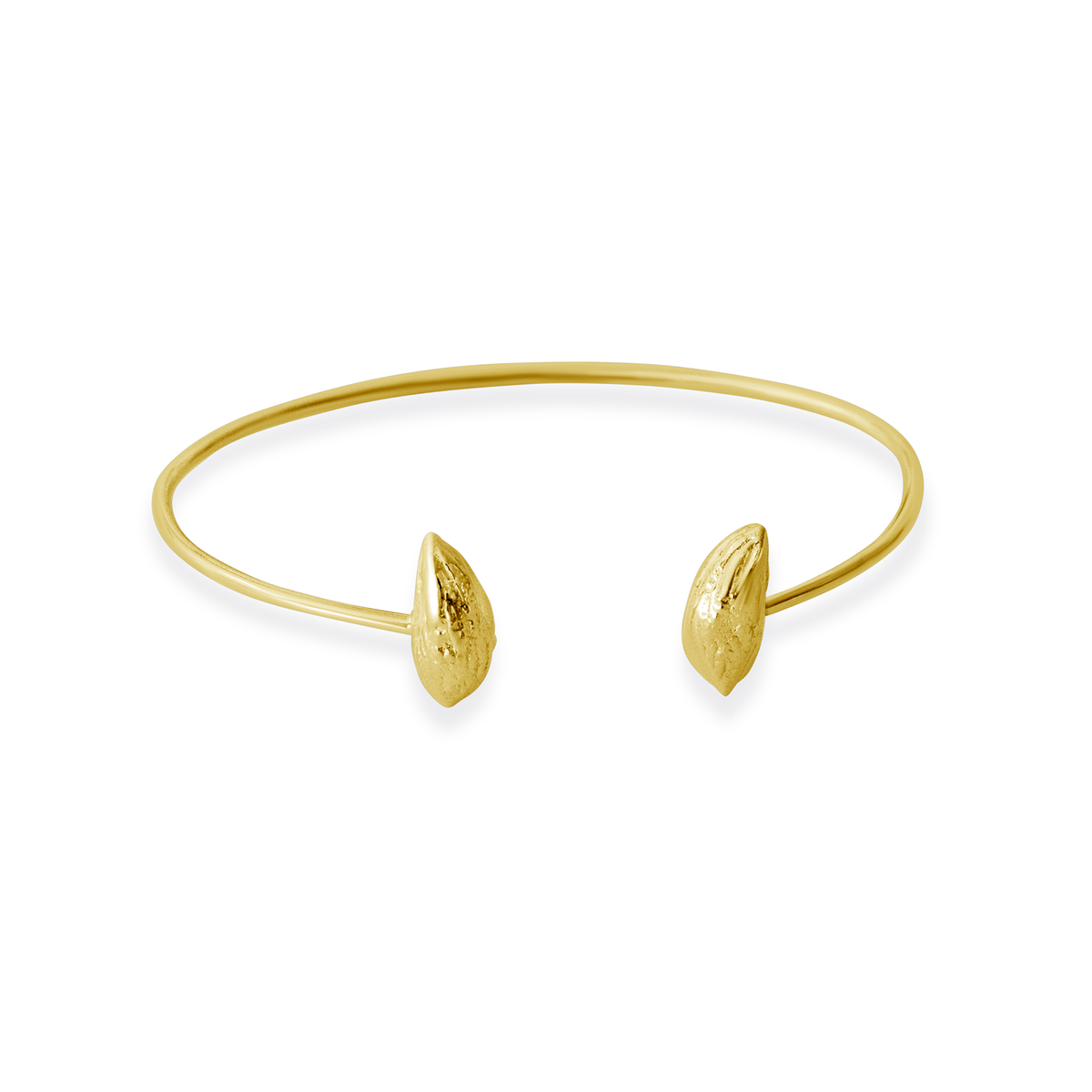 Small Olive Stone Bangle