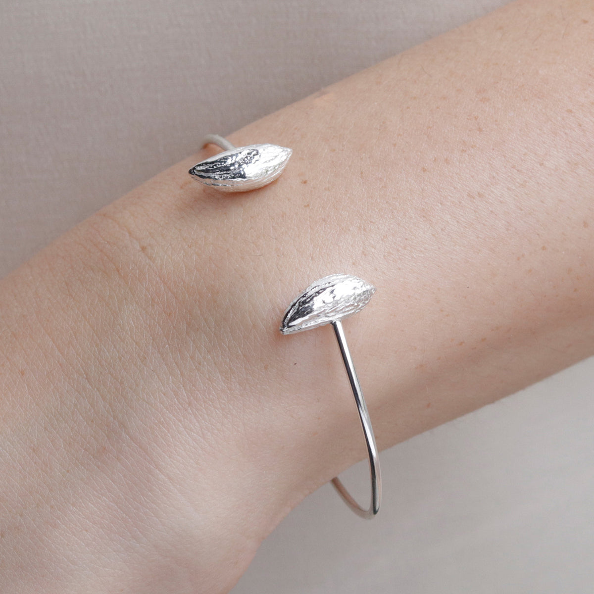 Small Olive Stone Bangle