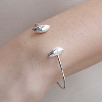 Small Olive Stone Bangle