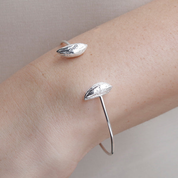 Small Olive Stone Bangle