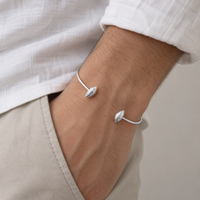 Small Olive Stone Bangle