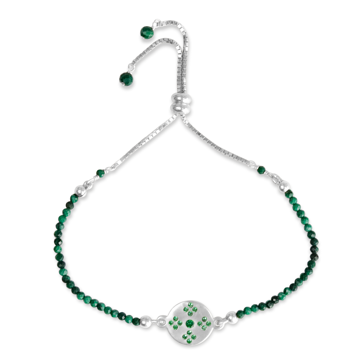 Border Stitch Tatreez Beaded Bracelet
