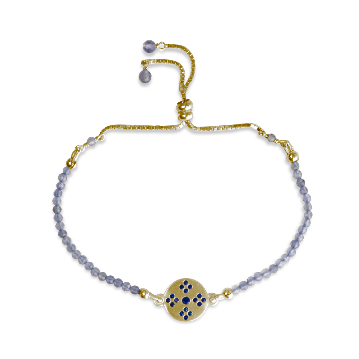 Border Stitch Tatreez Beaded Bracelet
