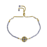 Border Stitch Tatreez Beaded Bracelet