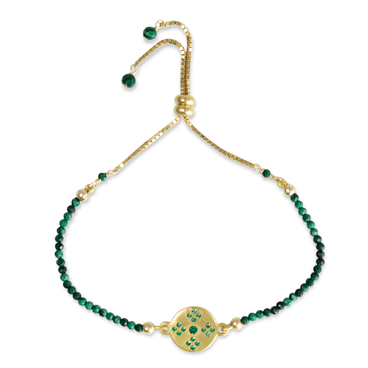 Border Stitch Tatreez Beaded Bracelet
