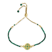 Border Stitch Tatreez Beaded Bracelet
