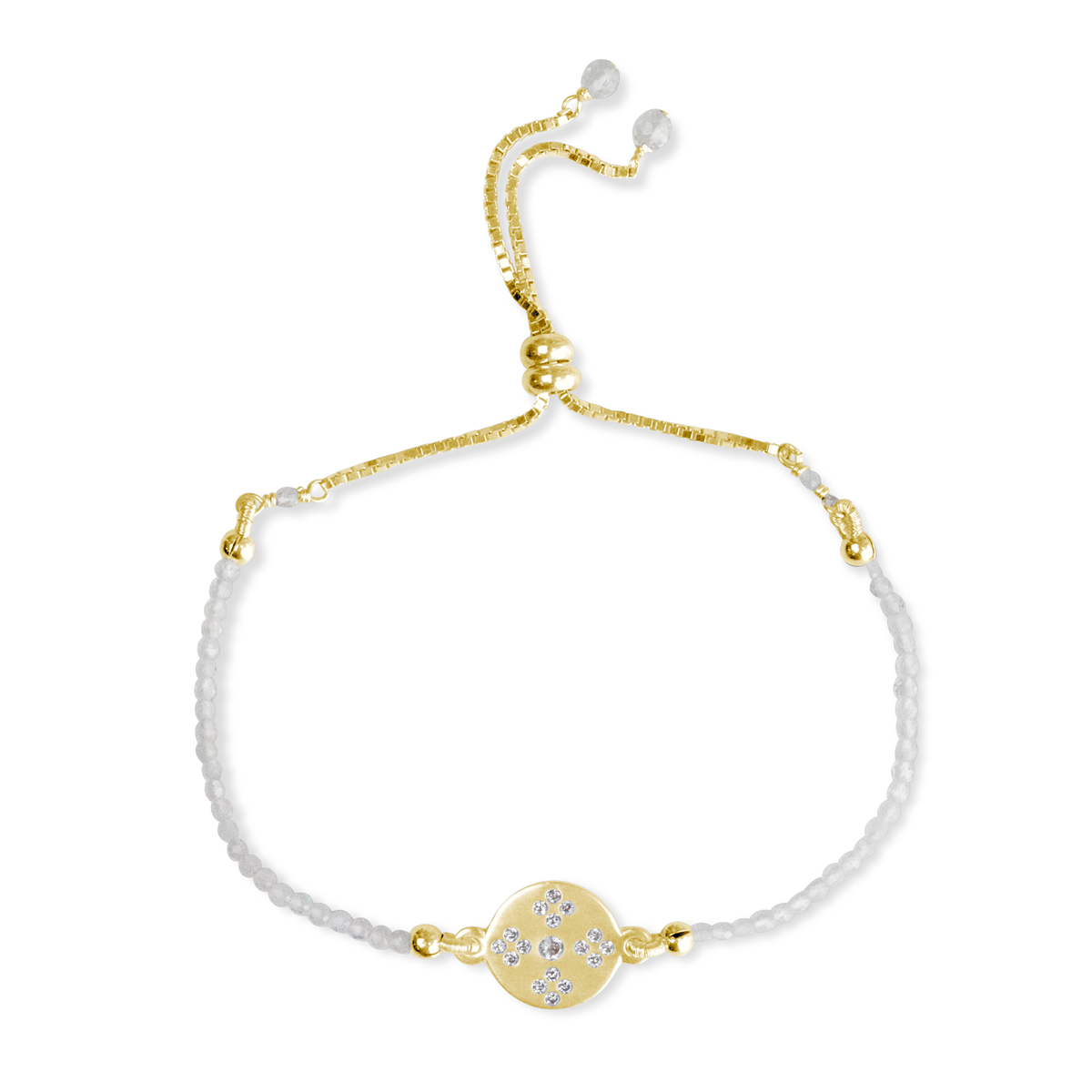 Border Stitch Tatreez Beaded Bracelet