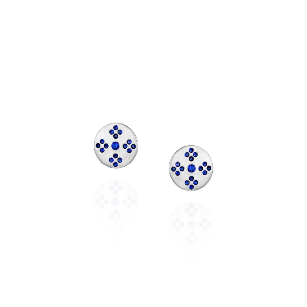 Border Stitch Tatreez Stud Earrings