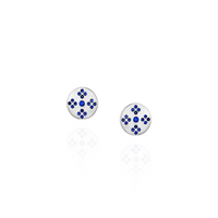 Border Stitch Tatreez Stud Earrings