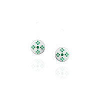 Border Stitch Tatreez Stud Earrings