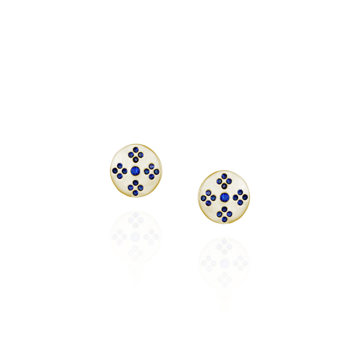 Border Stitch Tatreez Stud Earrings