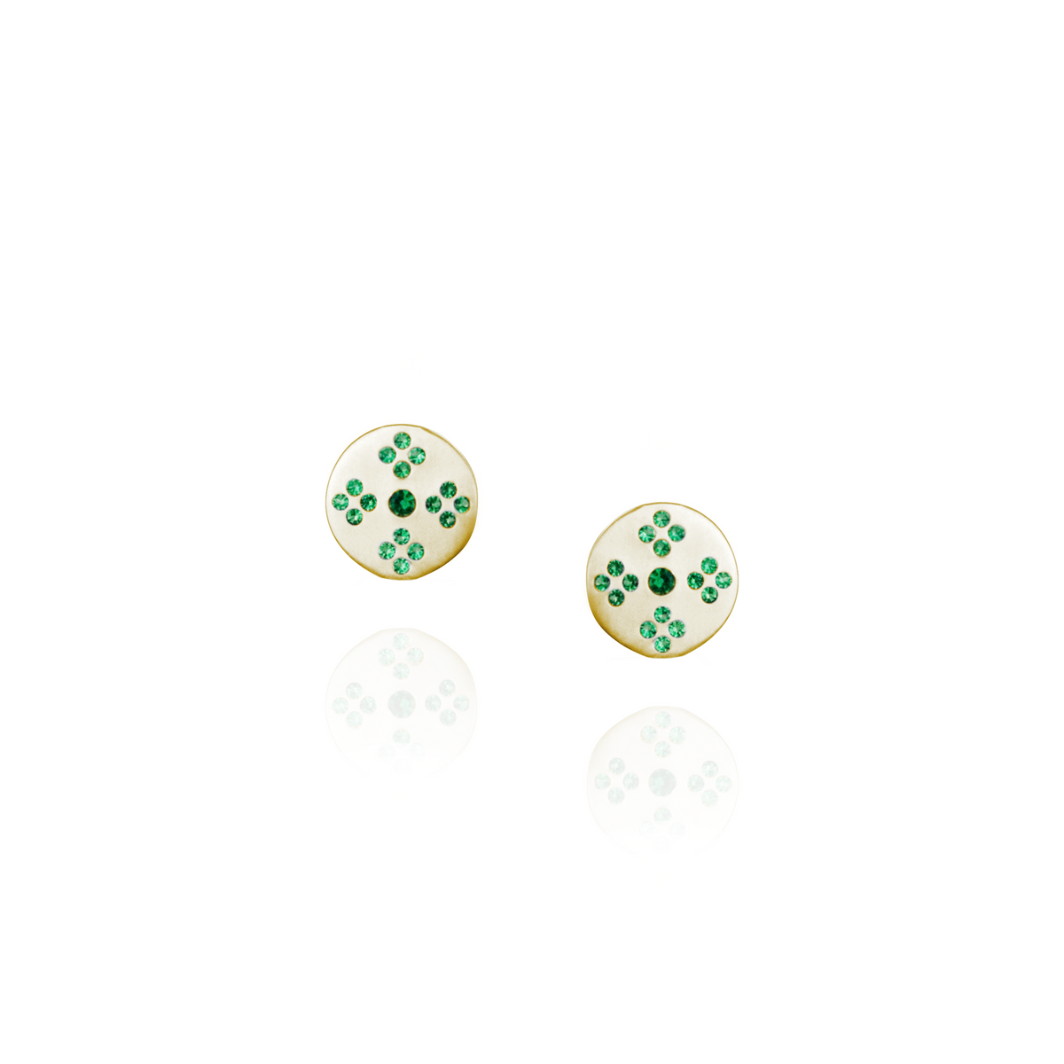 Border Stitch Tatreez Stud Earrings