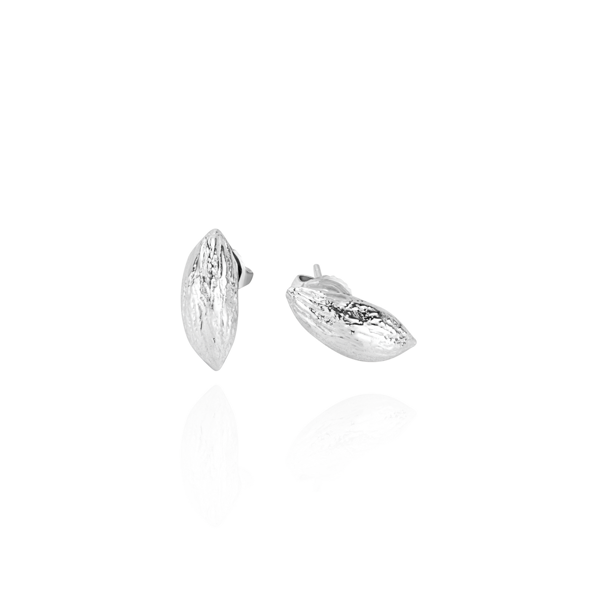 Small Olive Stone Studs