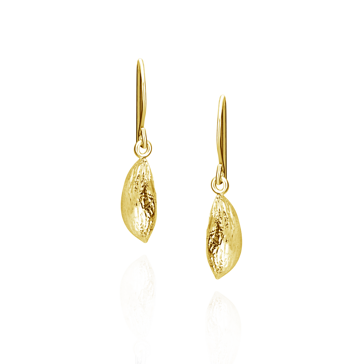 Small Olive Stone Earrings
