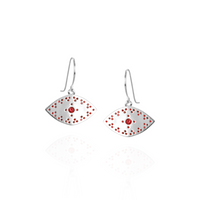 Evil Eye Tatreez Earrings