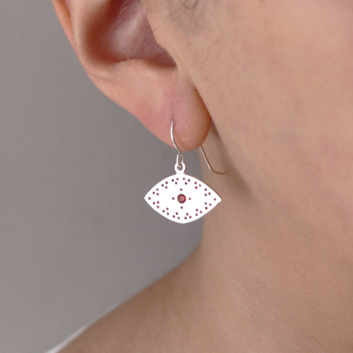 Evil Eye Tatreez Earrings