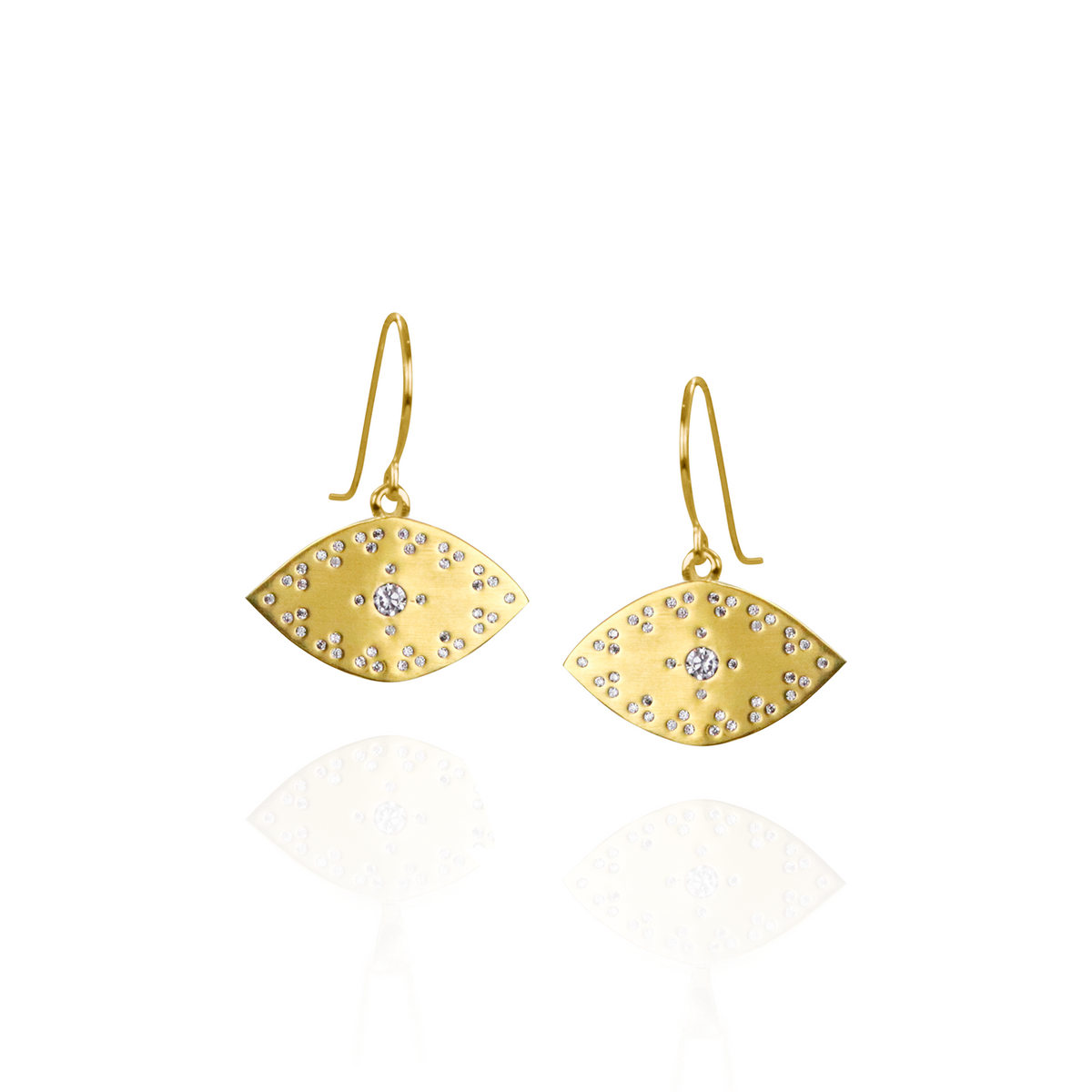 Evil Eye Tatreez Earrings