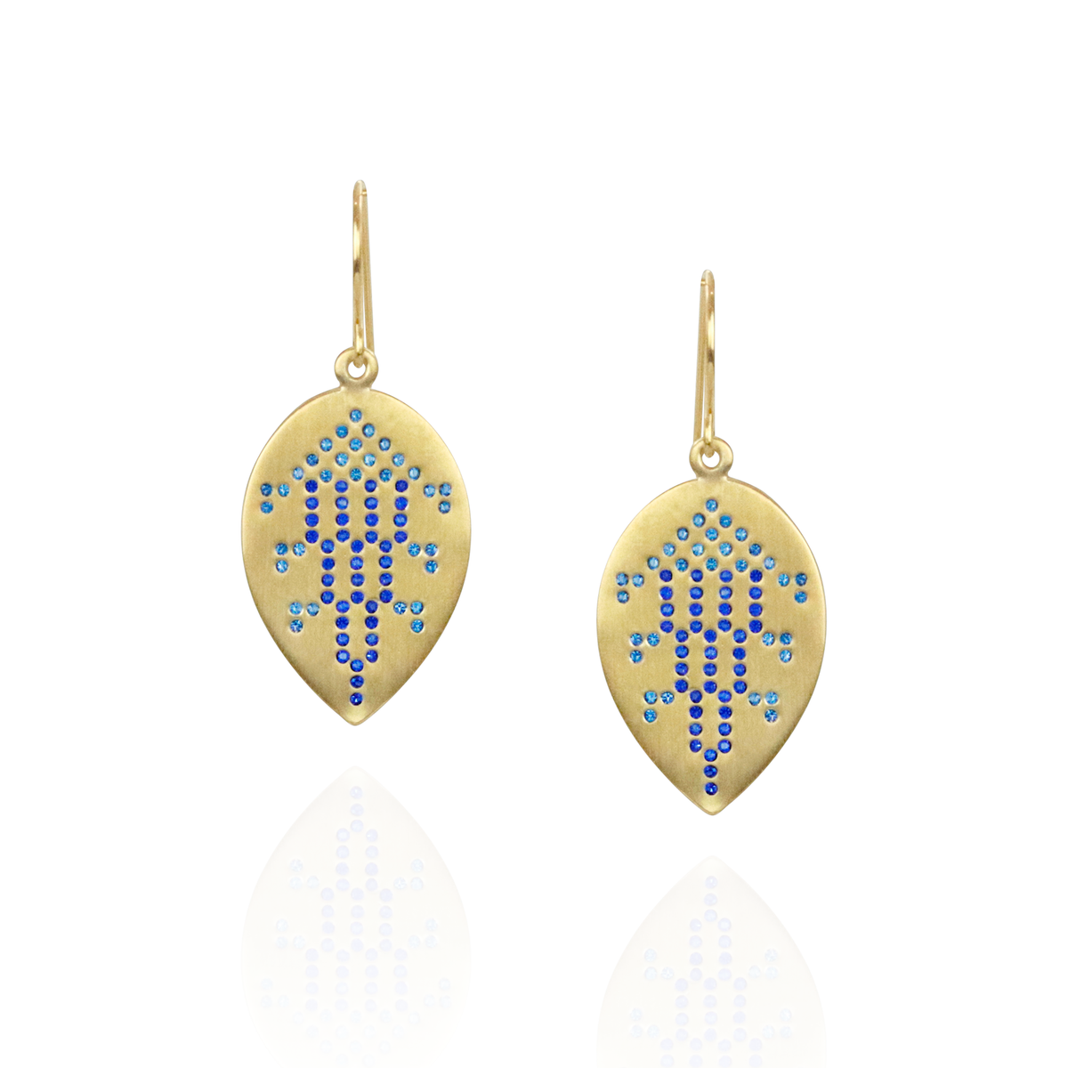 Cypress Tree Tatreez Earrings