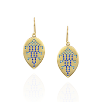 Cypress Tree Tatreez Earrings
