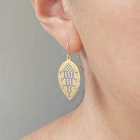 Cypress Tree Tatreez Earrings