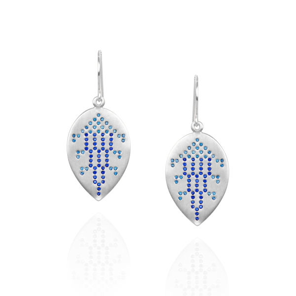Cypress Tree Tatreez Earrings