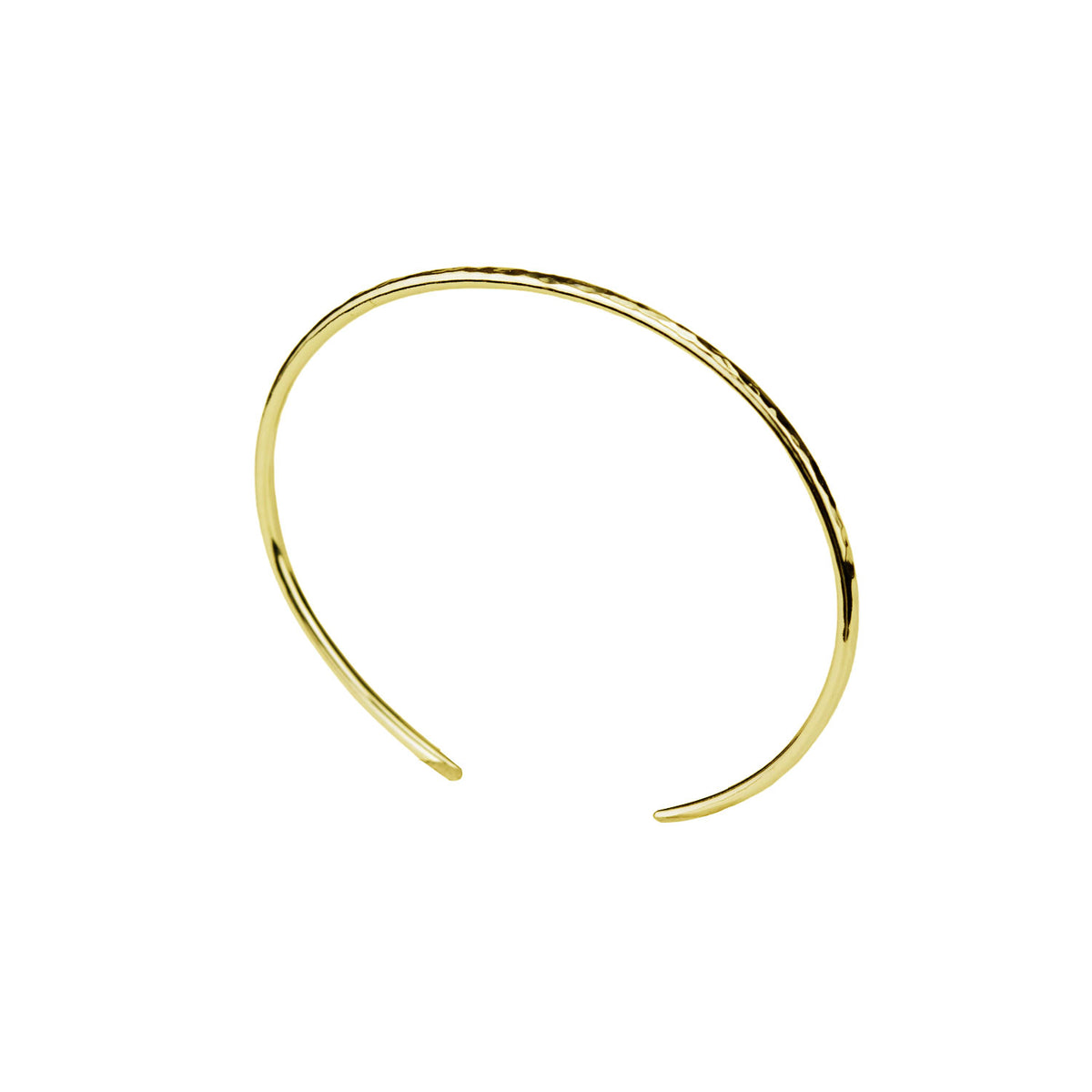 Thin Hammered Bangle