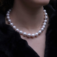 9ct Gold Hand Knotted Pearl Necklace