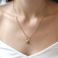Labradorite Toggle Necklace - Limited Edition