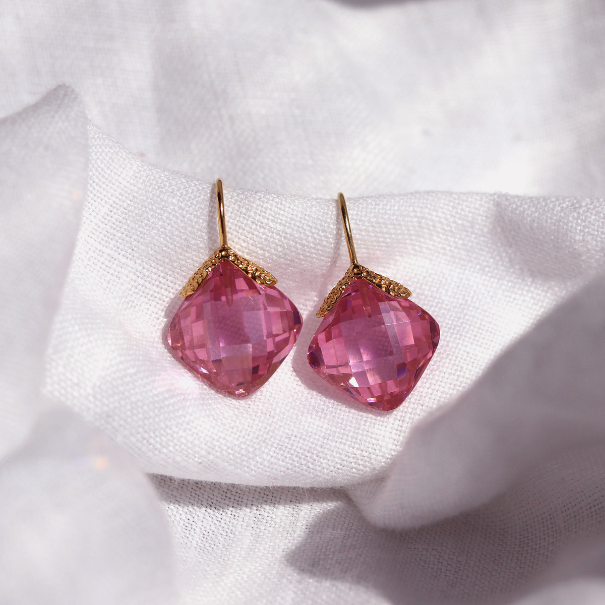 Cushion Cut Earrings