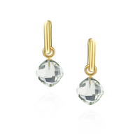 Rectangular Hoops & Cushion Cut Charms