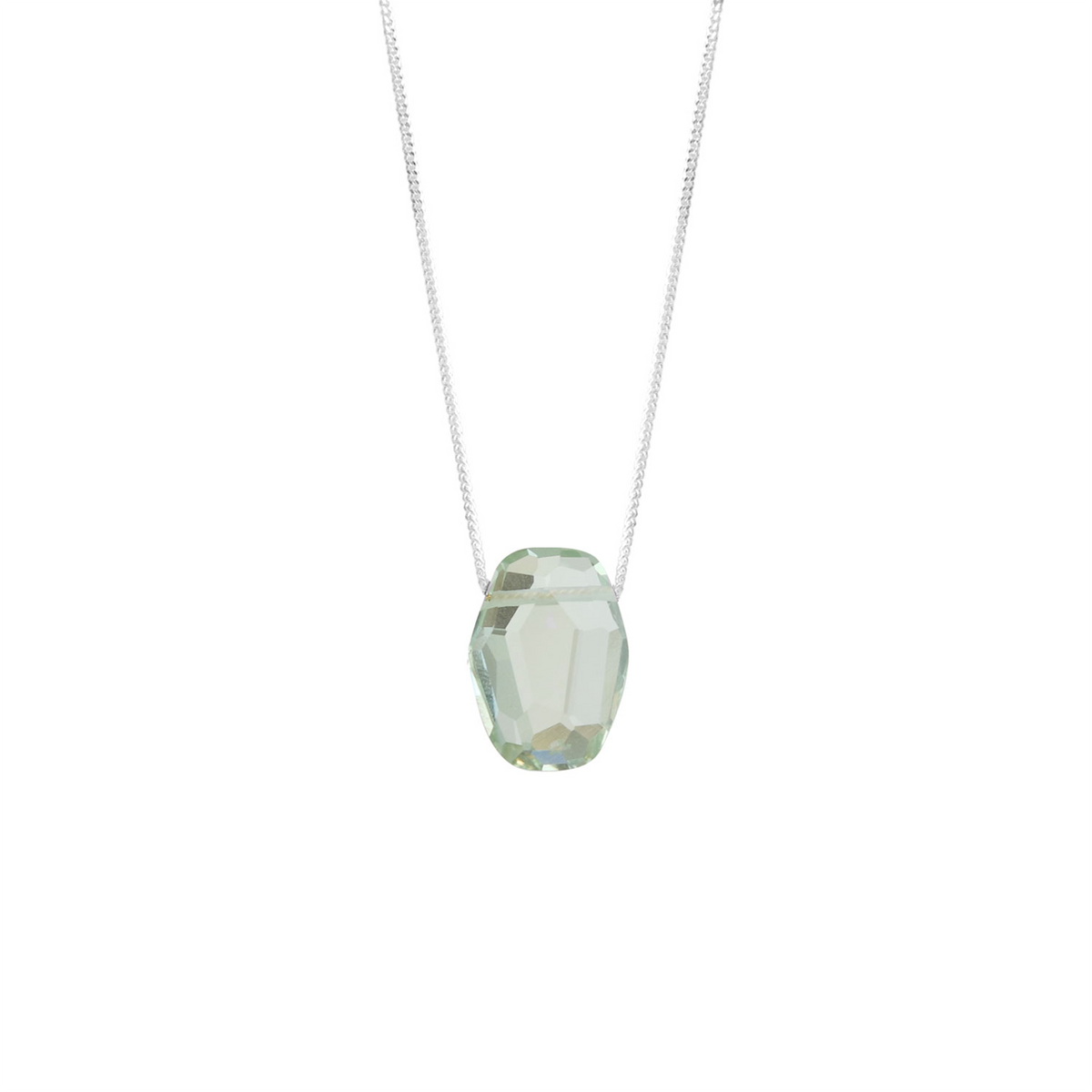 Geometric Gemstone Necklace