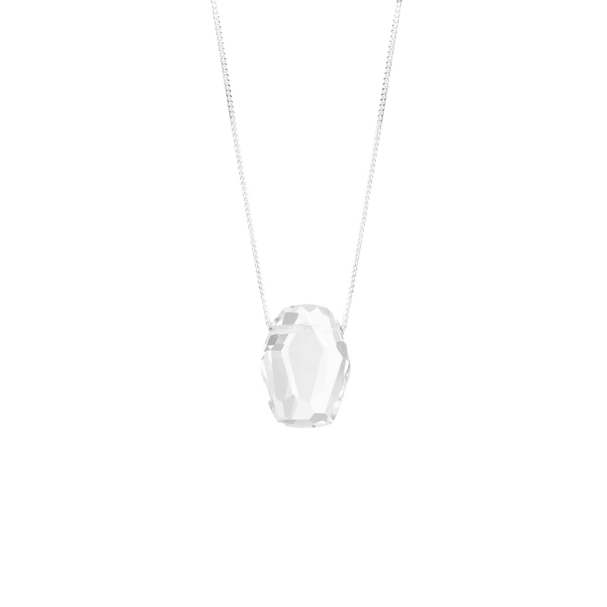 Geometric Gemstone Necklace