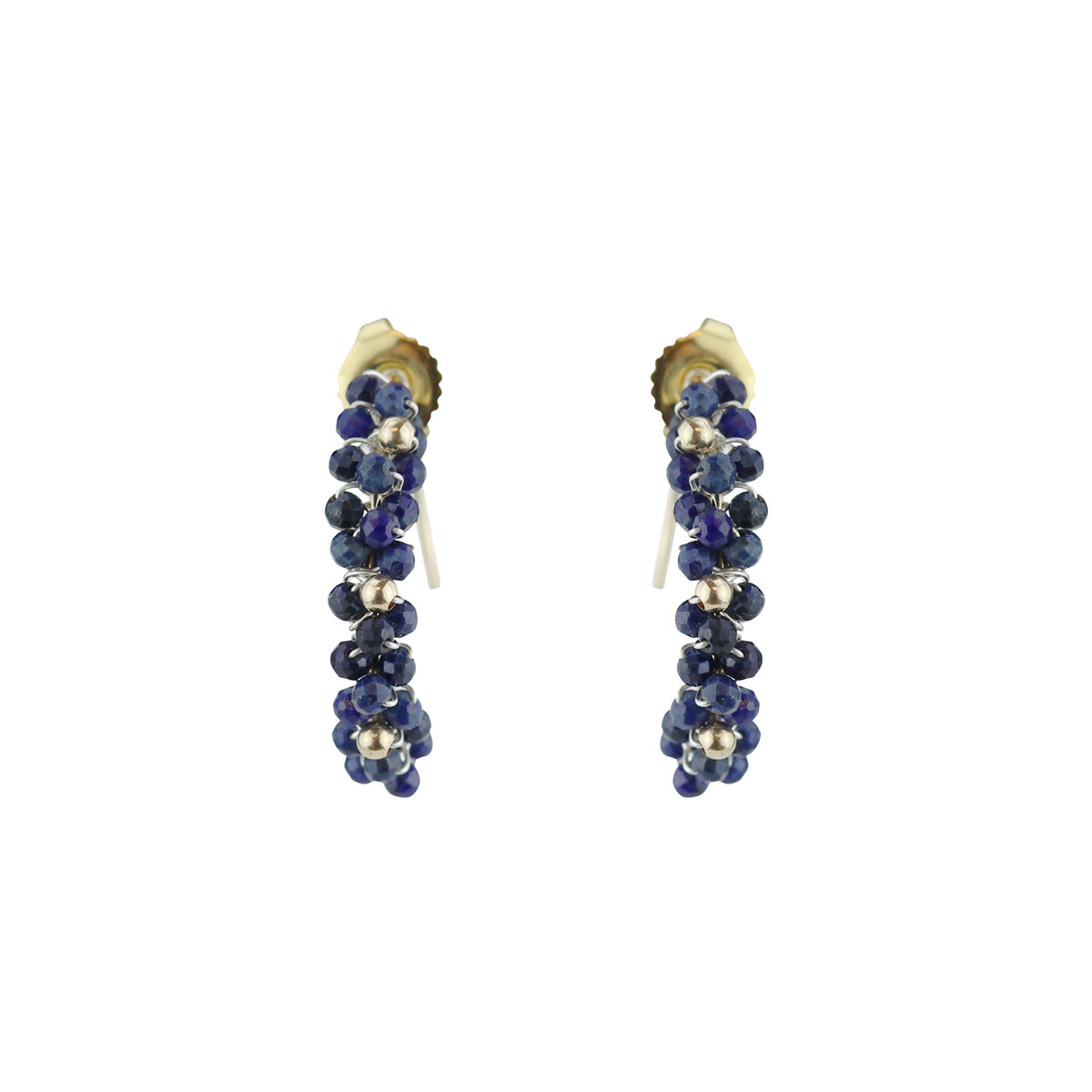 Clustered Hoop Earrings