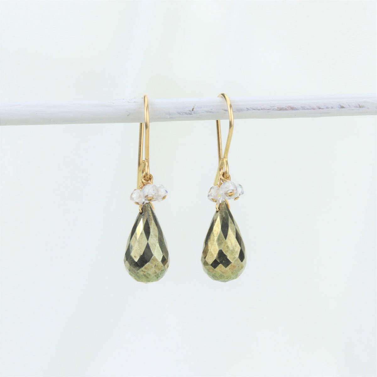 Pyrite Cluster Earrings