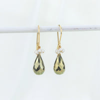 Pyrite Cluster Earrings