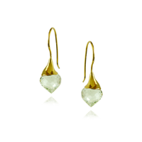 Minaret Gold Fish Hook Earrings