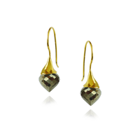 Minaret Gold Fish Hook Earrings