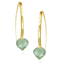 Hammered Textured Minaret Statement Earrings