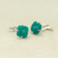 Green Onyx Cufflinks