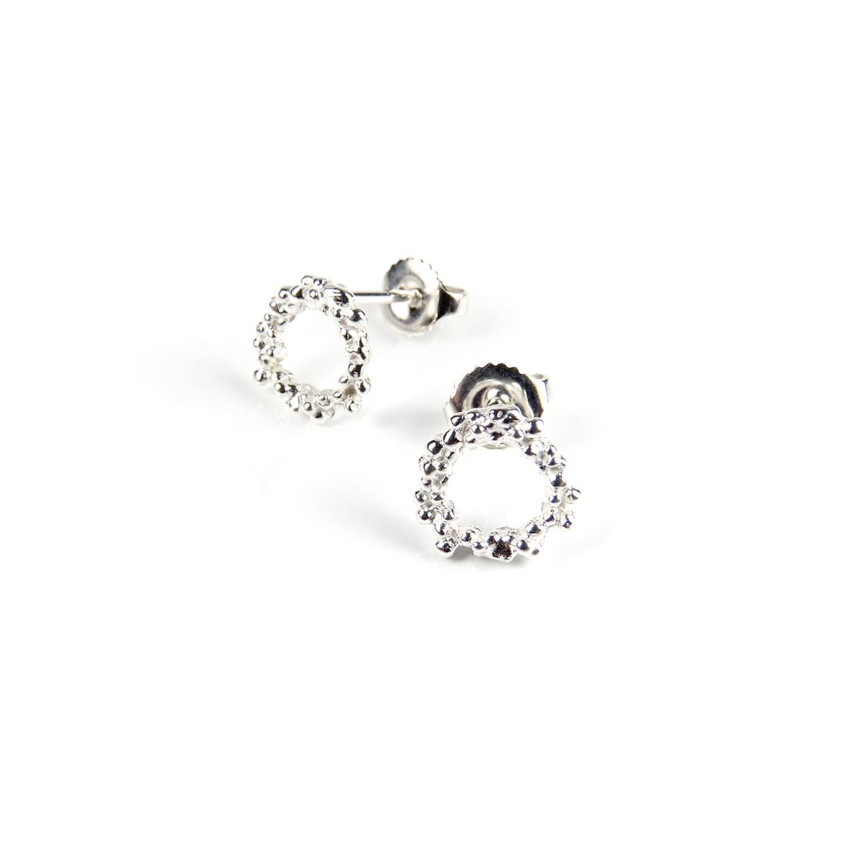 Circle Stud Earrings