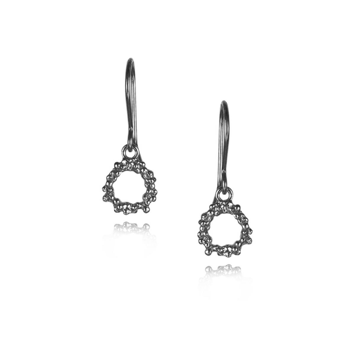 Vermeil Circle Earrings