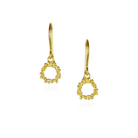 Vermeil Circle Earrings