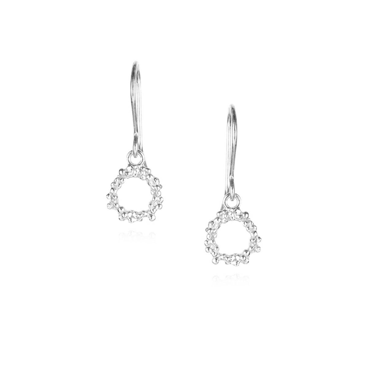 Vermeil Circle Earrings